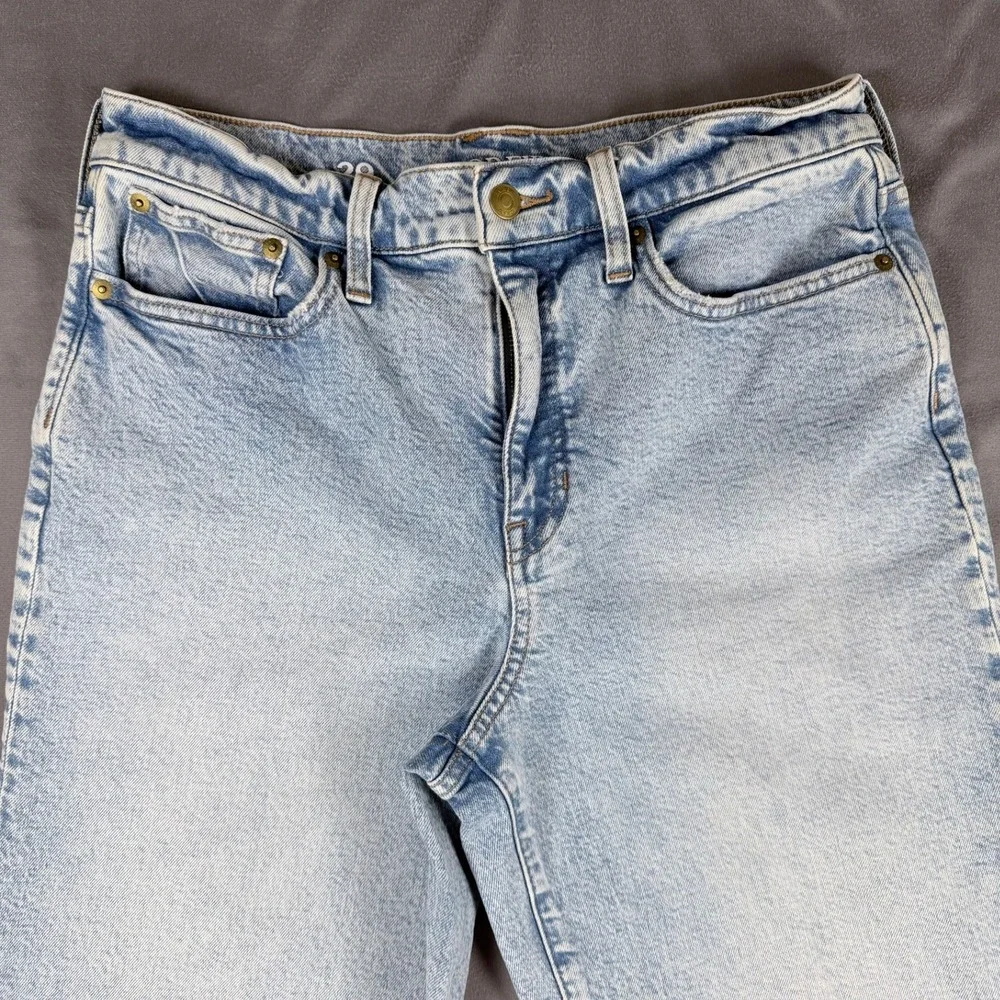 J.Crew Womens 29 Light‎ Wash Cotton Slim Wide Leg Denim Jeans BR131 Re-Imagined